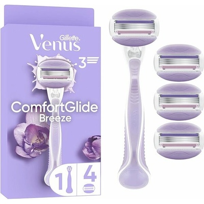 Gillette Venus ComfortGlide Breeze + 4 ks hlavic