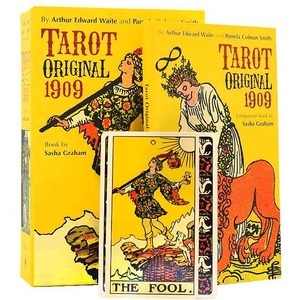 Lo Scarabeo Оригинални карти Таро Tarot Original 1909 Kit - A. E. Waite, P. C. Smith & Sasha Graham (луксозно издание)
