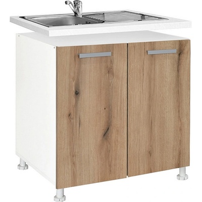 Matis Кухненски шкаф долен за мивка in d80 s дъб артизан