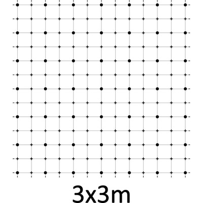 Montážna sada pre zelenú stenu - nerez, rozmer 3 x 3 m