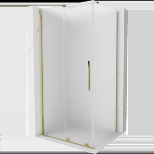Mexen Velar плъзгаща се душ кабина 110 x 100 см, мат, злато - 871-110-100-31-50 (871-110-100-31-50)