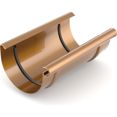 Bryza PVC spojka žľabu 125 mm medená