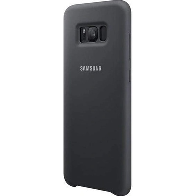 Samsung Silicone Cover Case - оригинален силиконов кейс за Samsung Galaxy S8 Plus (тъмносив)