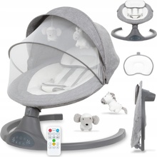 Kidwell Luxu elektrická houpačka Lehátko 2v1 tmavě Melange