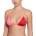 Nike Color Block Womens Triangle Bikini Top - University Red