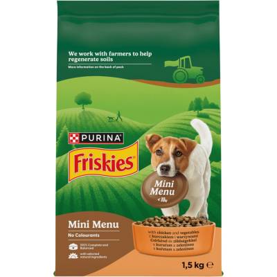 Friskies Mini Menu s kuraťom a zeleninou 1,5 kg