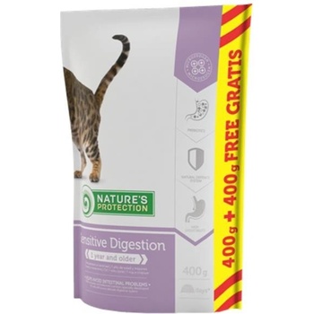 Nature's Protection Cat Sensitive morka jehně 400 g