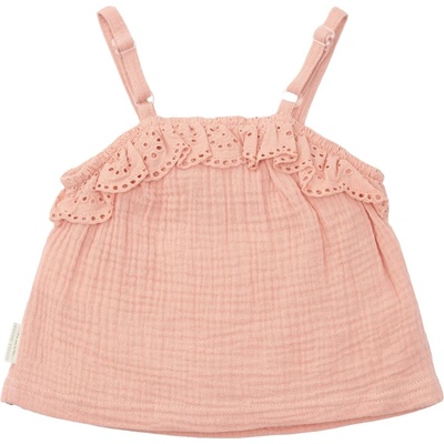 Little Dutch Бебешки муселинов топ Little Dutch - Flower Pink, 92 cm, 18-24 м (CL24021129)