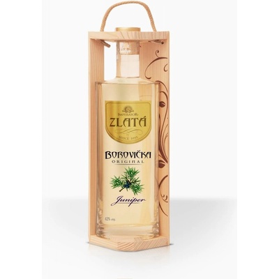Imperátor Borovička Zlatá 42% 0,7 l (kazeta)