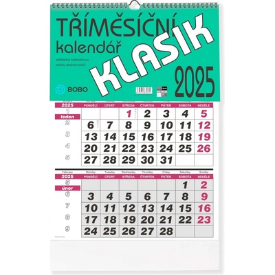 Klasik nástěnný 2025