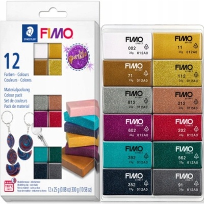 FIMO Staedtler Efekt NEON sada 12 barev 25 g