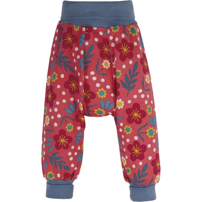 Frugi Kojenecké tepláky Kytičky