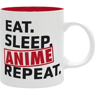 ABYstyle Чаша The Good Gift Adult: Humor - Eat, Sleep, Anime, Repeat (TGGMUG181)