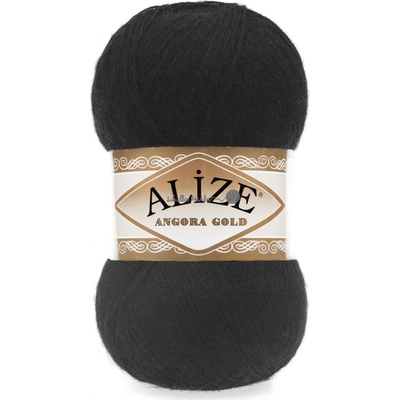 Příze Alize Angora gold 60 černá
