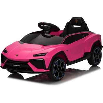 ROLLZONE Lamborghini Lanzador 12V - Детска акумулаторна кола, Розова, EVA гуми (QLS8606-pink)