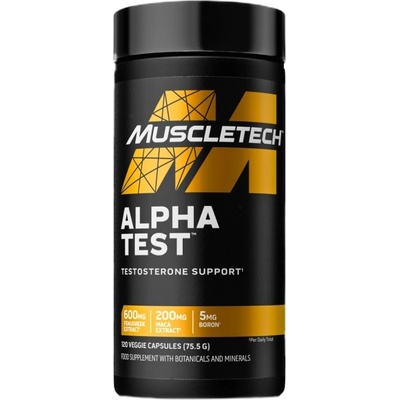 MuscleTech Alpha Test | Testosterone Support [120 капсули]