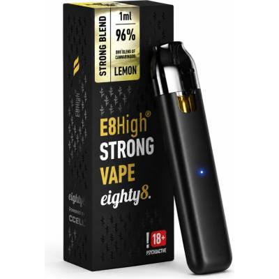 Eighty8 E8High DISPOSABLE VAPE vaporizačné pero Lemon 1 ml
