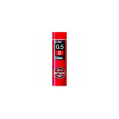 Графит Pentel Ain Stein, B, дебелина на линията 0.5 mm, сив, 40бр. в опаковка (OK26969)