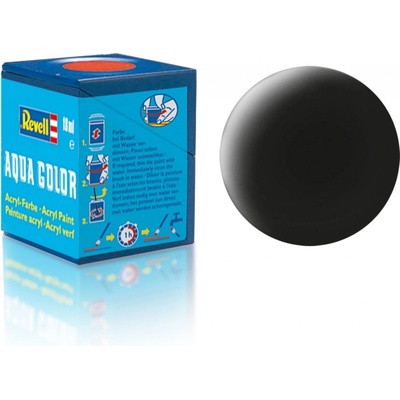 Revell emailová 32108: matná černá black mat