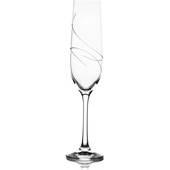 Crystalex Bohemia na šampaňské Viola Dual 6 x 190 ml