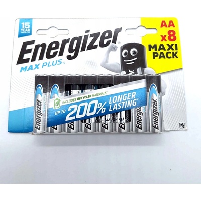 Energizer Alkaline MAX Plus AA 8ks 7638900437362