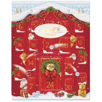 Lindor Lindt Lindt Teddy Advent Calendar 243гр