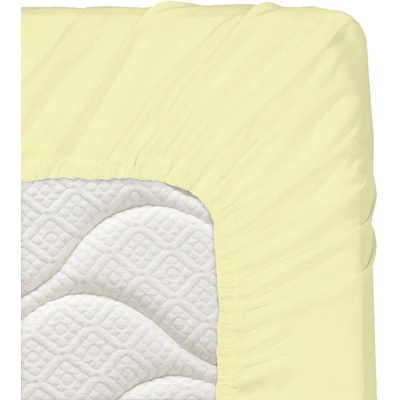 Дилиос Долен чаршаф с ластик 60/120/16 см светложълто ранфорс