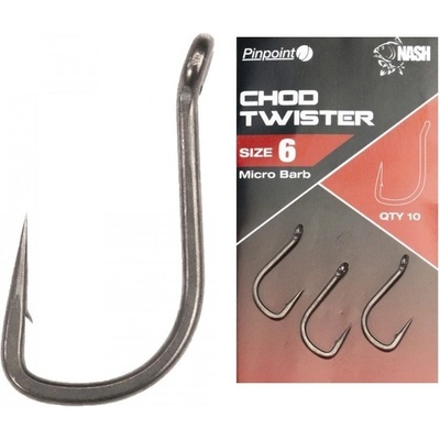 Kevin Nash Chod Twister Micro Barb veľ.4 10 ks