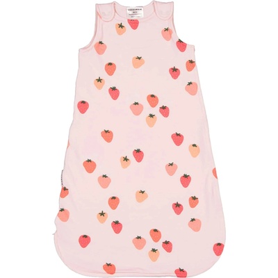 Geggamoja Spací pytel pro miminka z bambusu a bio bavlny Strawberry