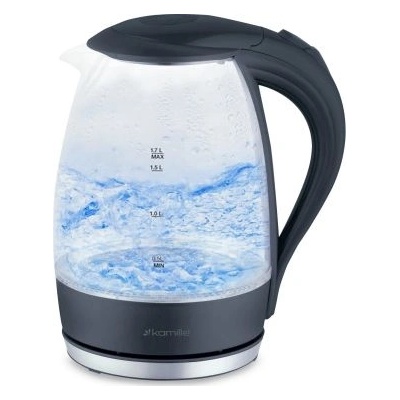 kamille Камил km-1700b Електрическа кана 2200w 1, 7l Черна led (1700b)