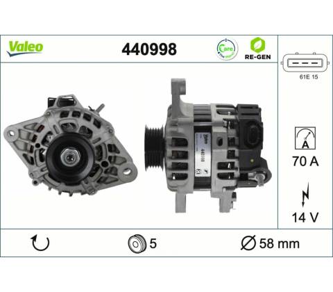 Alternátor VALEO 440998