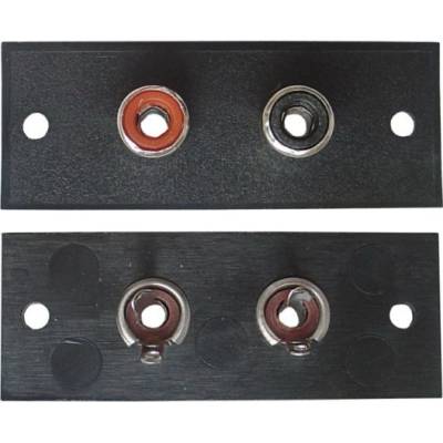 Zdierka 2x Cinch, panelová, PVC