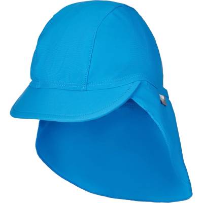 Sterntaler Детска шапка с козирка Sterntaler Kids' Peaked Cap with Neck Flap Plain Cap - Leuchtblau - размер 47 cm (904-3663-0413)