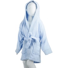 The One Towelling Župan Baby Bathrobe, dětský COT-481007037i3 Modrá světlá