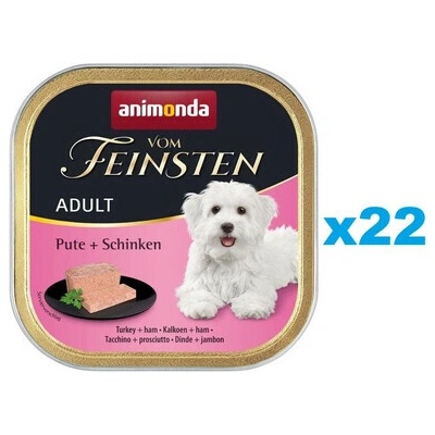 Animonda Vom Feinsten Adult Turkey & Ham 22 x 150 g