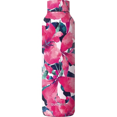 Quakka Nerezová fľaša termoska PINK BLOOM 850 ml