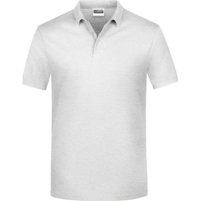 Pánské Piqé polo Světlý popel