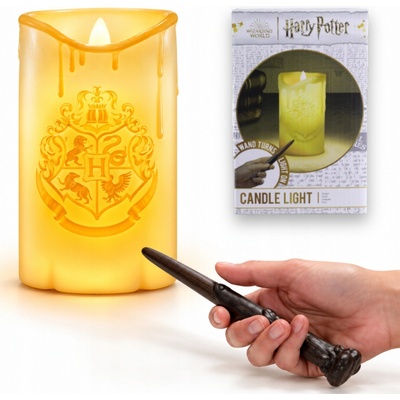 Světlo - svíce s hůlkou Harry Potter