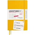 Leuchtturm1917 Daily Calendar 2027 Dotted Medium (A5) - German, Sunflower, 145 x 210 mm, January-December (12 months), 1 page per day, hourly grid 7: 00-22: 00, hardcover, 80 g/m2 paper - 400168 (400168)