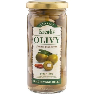 Kreolis Olivy zelené mandle 240 g