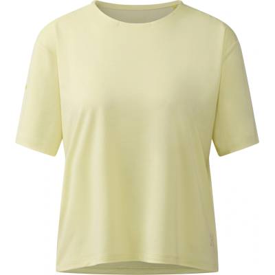 Haglöfs L.I.M Delta Crop Tee Women Yellow Rise Melange