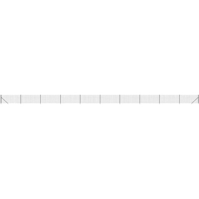 Oplocení ze síťoviny, s kotvami, antracitový, 1,1x25 m