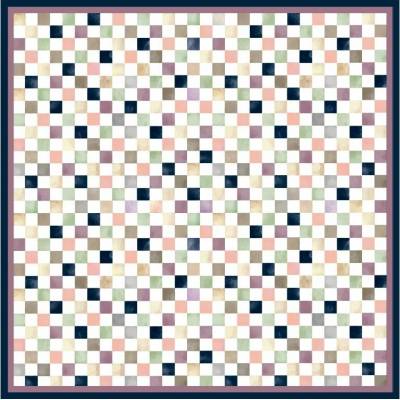Prémiový oboustranný hedvábný šátek Pastel Matrix MB hedvábí