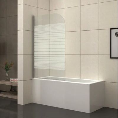 Inter Ceramic Статичен параван за вана 112f/31, 80х130см, 4мм (112f/31)