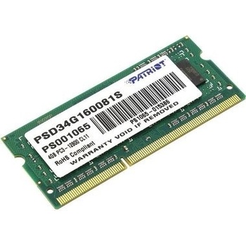 Patriot Signature Line DDR3 4GB 1600MHz CL11 PSD34G160081S