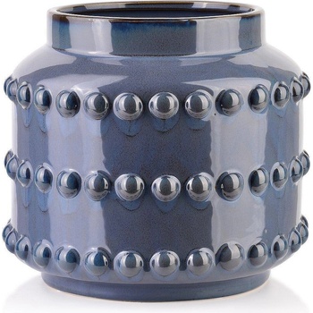 MONDEX Керамична ваза Mondex MIGLIORE, 21.5х21.5х19.5см, синя (1903)