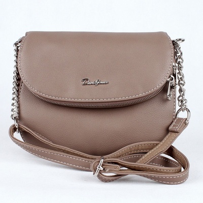 David Jones velbloudí crossbody kabelka 6100-1 hnědá