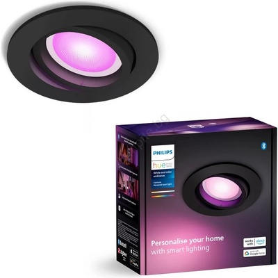 Philips - LED RGBW Димируема лампа за вграждане Hue CENTURA 1xGU10/4, 2W/230V (P6189)