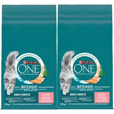 Purina One Bifensis Adult losos 2 x 9,75 kg