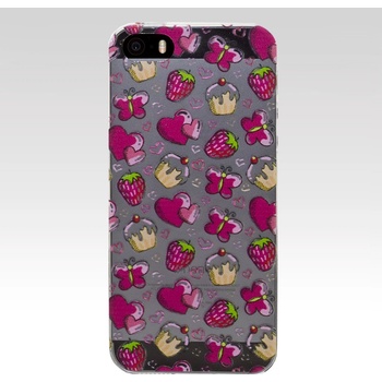 Pouzdro Rebelie ochranné iPhone 5/5s Strawberry